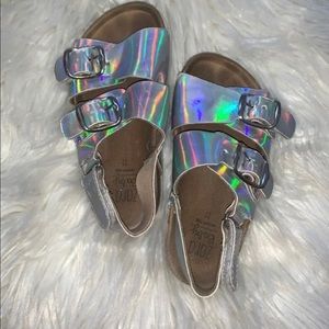 Zara baby girl iridescent sandals